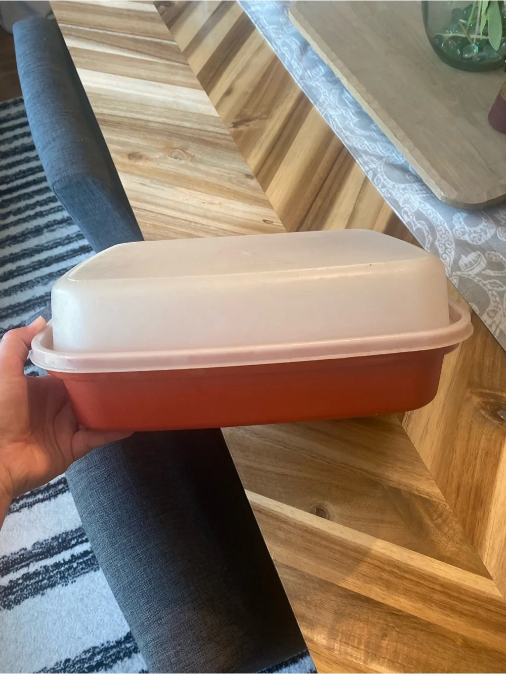 Vintage Tupperware Wet Marinade Container With Lid 10